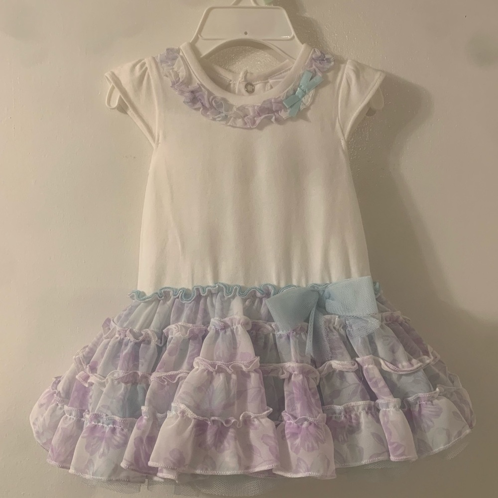 Fao Schwarz Sz 0-3 Months Onesie Dress